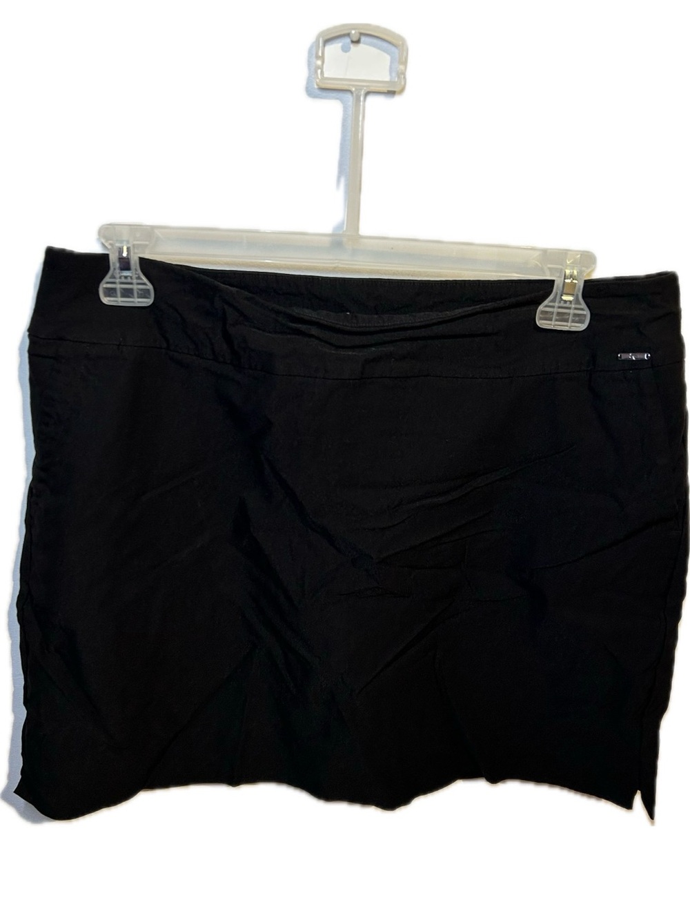 Black Women's Stretch Mini Skort - Classic Everyday Style